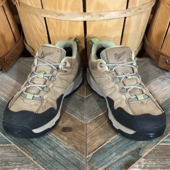 Danner Nobo Low 3” Goretex Waterproof Tan Leather Hiking Shoes Womens Size 8.5 - Picture 7 of 11